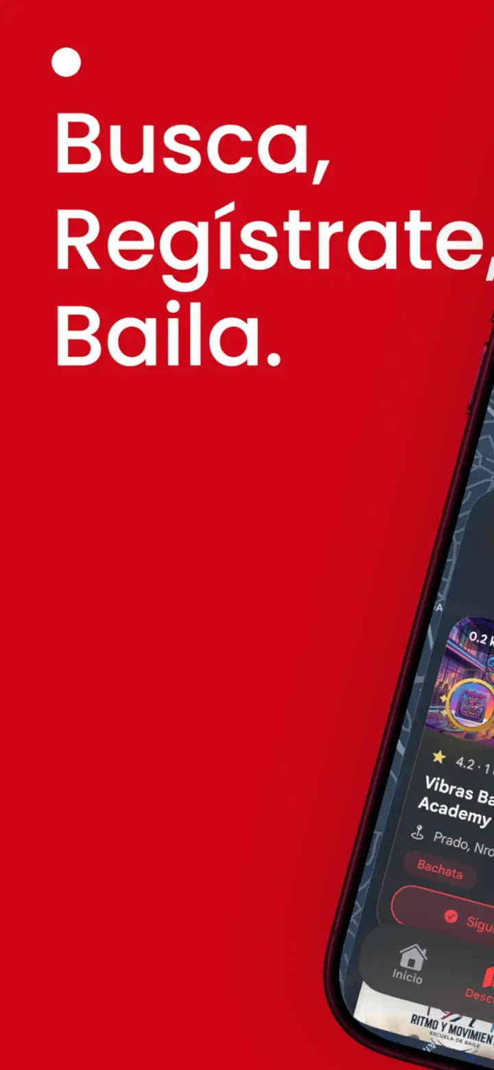 Busca, regístrate, baila